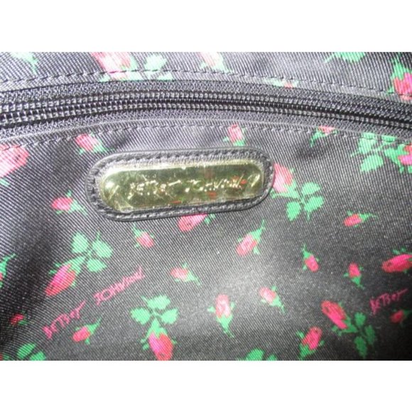 *Betsey Johnson Black& Multi Color Sequin XL Bow